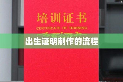 彬县出生证明制作的流程