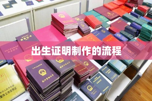 彬县出生证明制作的流程