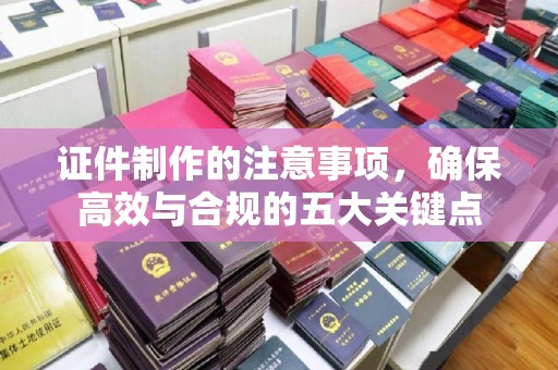 彬县证件制作的注意事项，确保高效与合规的五大关键点