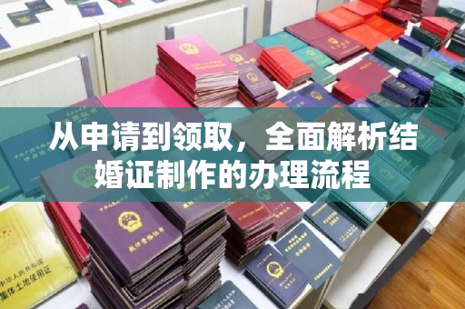 彬县从申请到领取，全面解析结婚证制作的办理流程