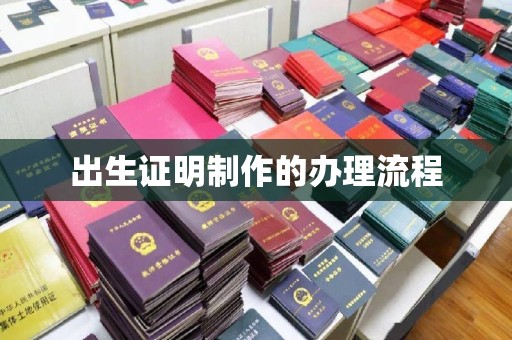 彬县出生证明制作的办理流程