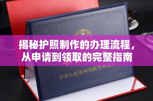 彬县揭秘护照制作的办理流程，从申请到领取的完整指南
