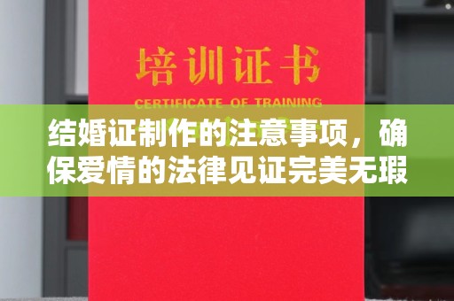 彬县结婚证制作的注意事项，确保爱情的法律见证完美无瑕
